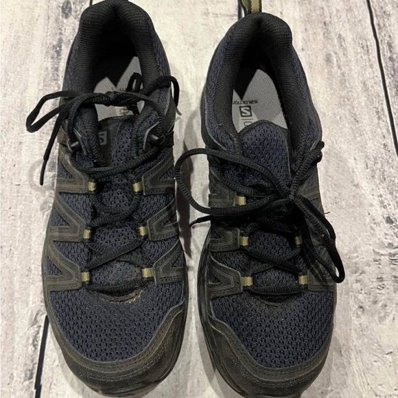 Salomon Other - Salomon Ortholite Men's Hiking Shoes size 8.5 Black Navy Blue